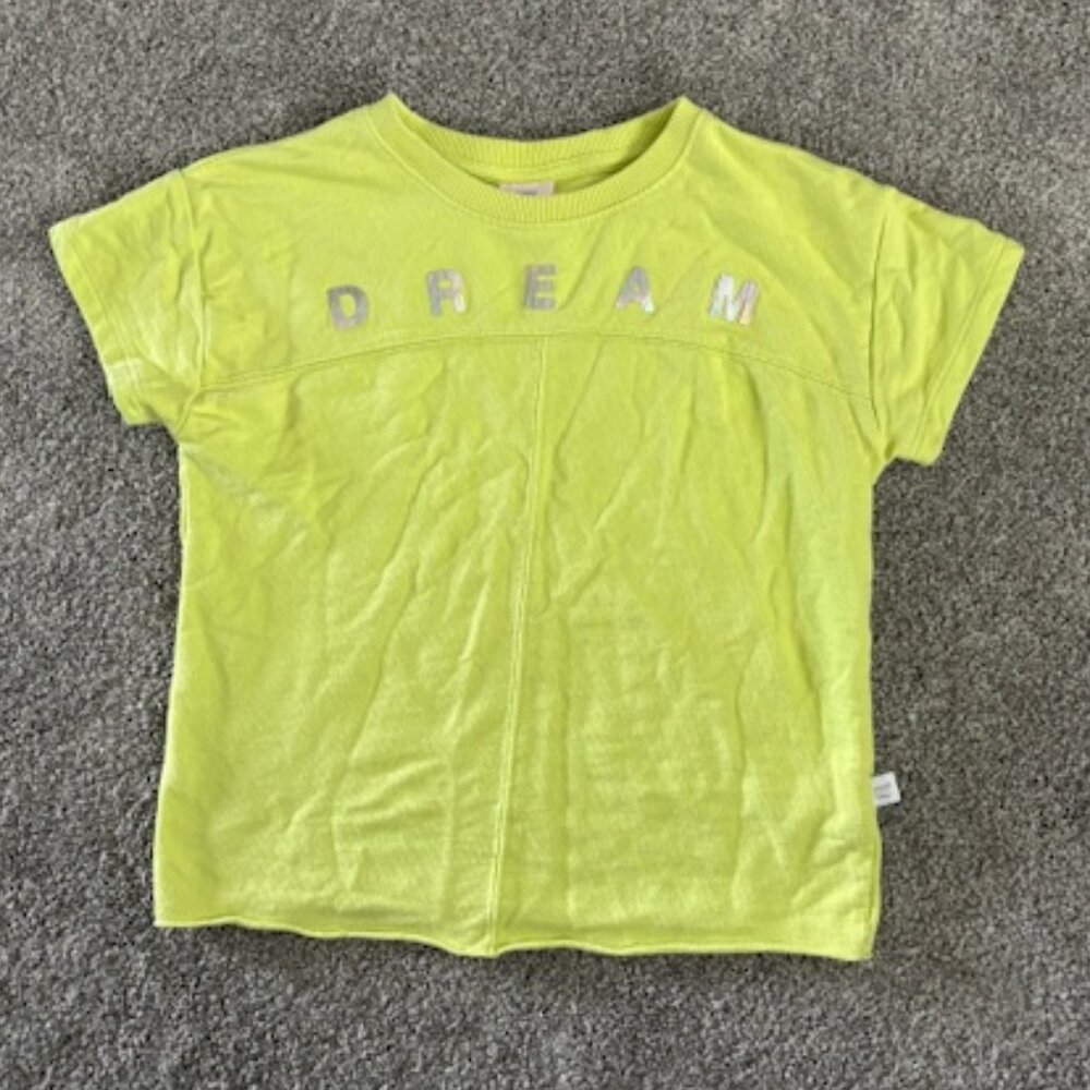 Girls Lime Green Dream Shirt Size M